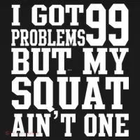 I Got 99 Problems But My Squat Ain't One Women's Hoodie thumb 2