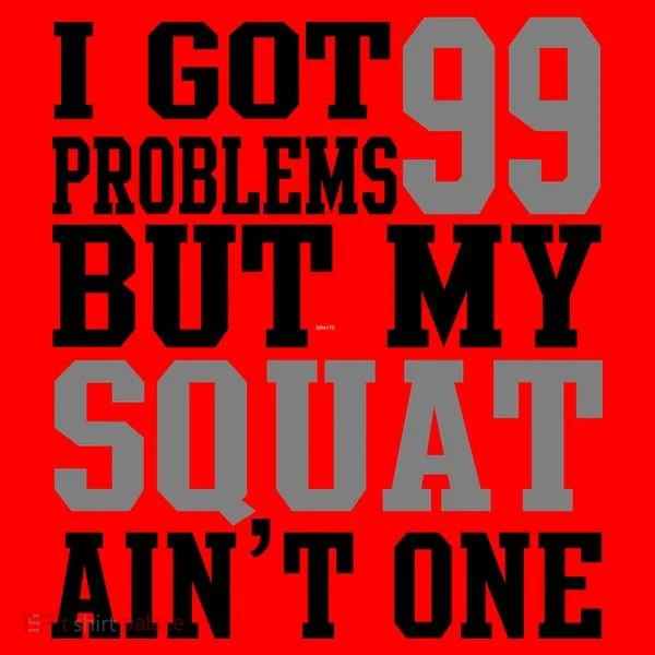 I Got 99 Problems But My Squat Ain't One Santa Hat