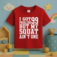 I Got 99 Problems But My Squat Ain't One Toddler T-Shirt thumb 3