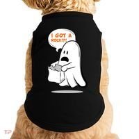 I Got A Rock!?! Halloween Ghost Trick or Treat Doggie Tank thumb 0