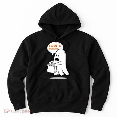 I Got A Rock!?! Halloween Ghost Trick or Treat Hoodie