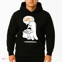 I Got A Rock!?! Halloween Ghost Trick or Treat Hoodie thumb 2
