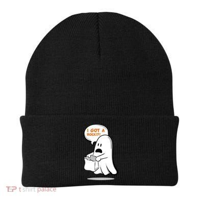 I Got A Rock!?! Halloween Ghost Trick or Treat Beanie