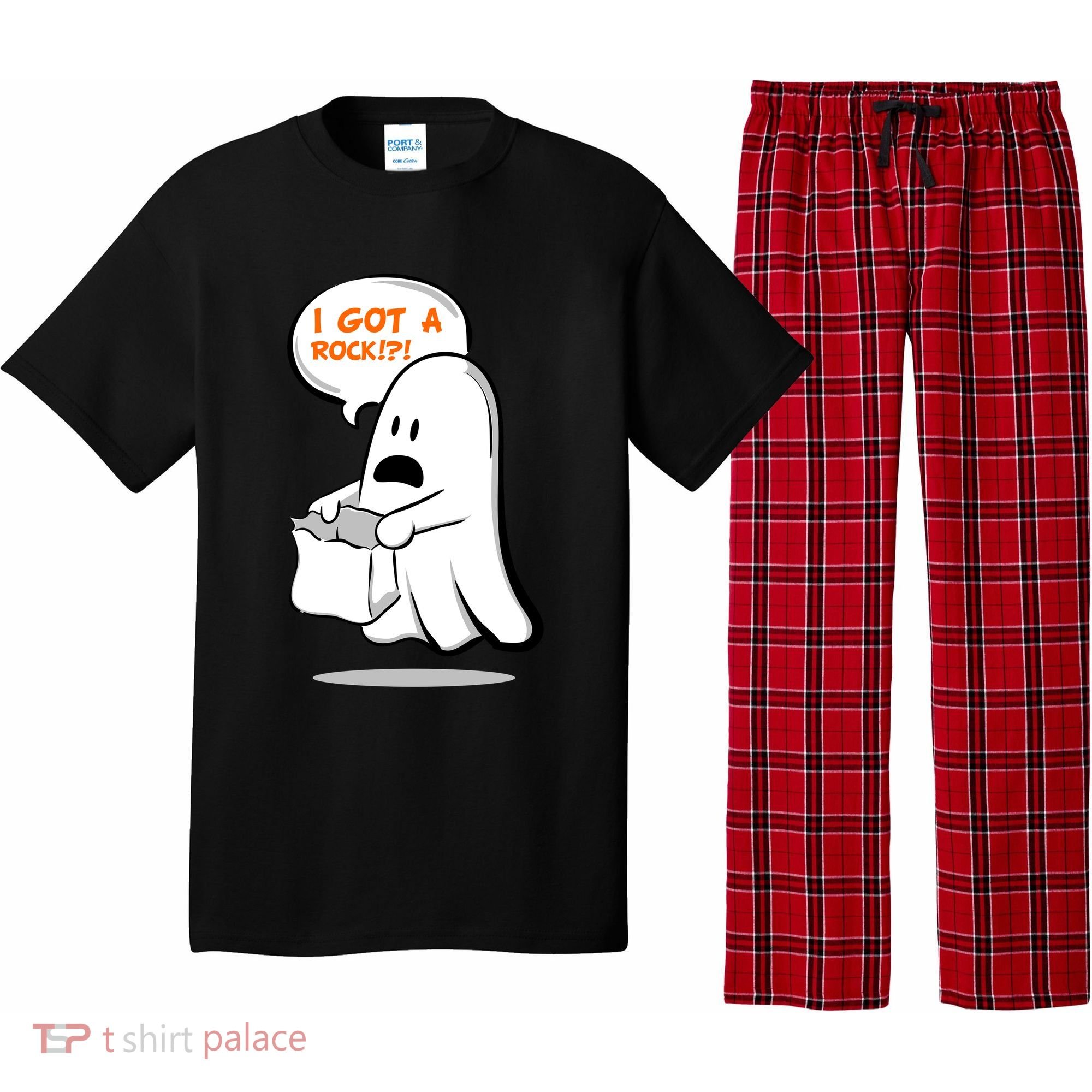 I Got A Rock!?! Halloween Ghost Trick or Treat Pajama Set