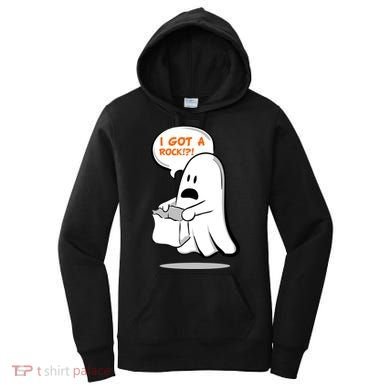 I Got A Rock!?! Halloween Ghost Trick or Treat Women's Hoodie
