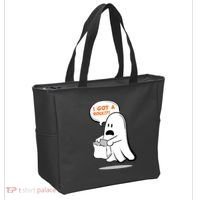 I Got A Rock!?! Halloween Ghost Trick or Treat Tote Bag thumb 2