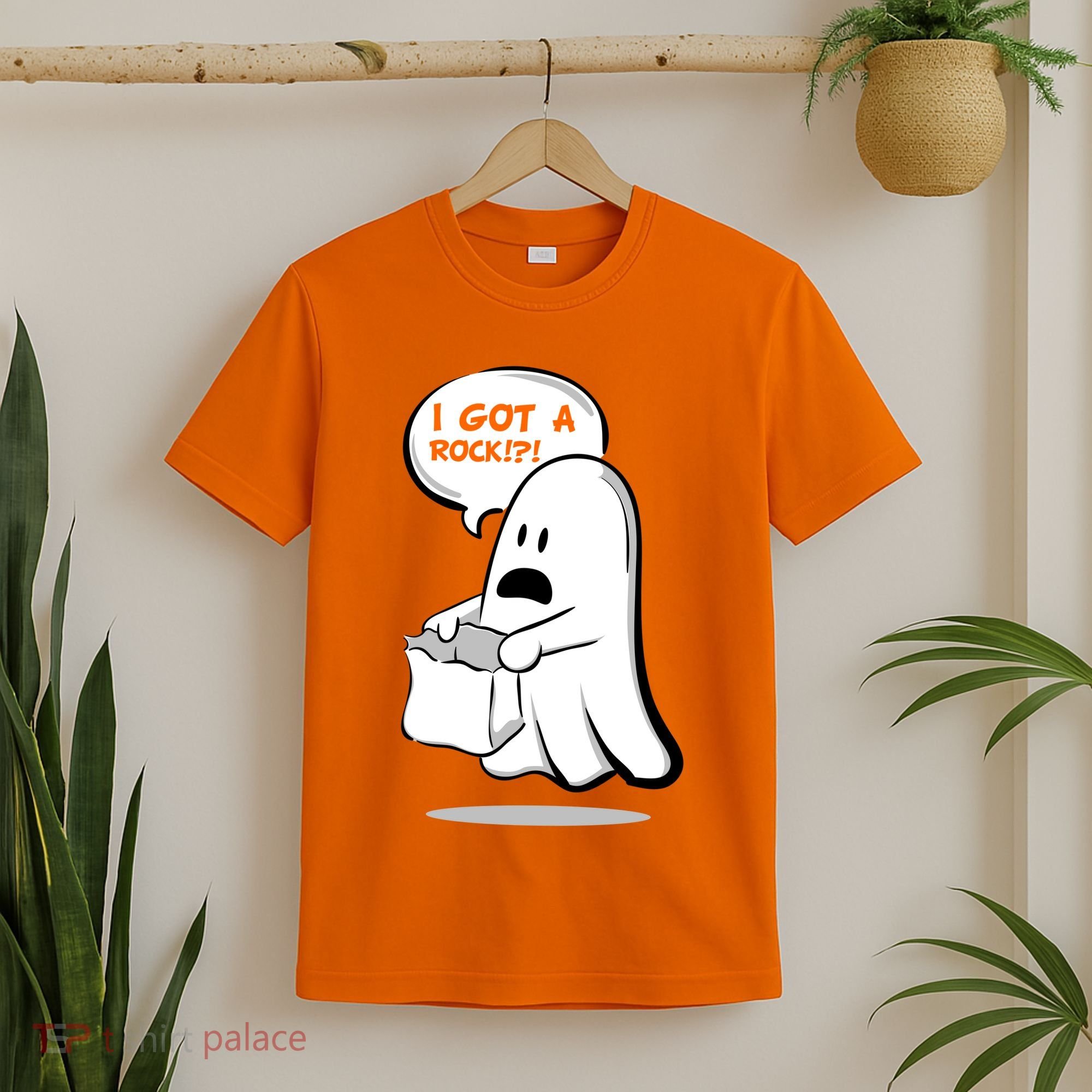 I Got A Rock!?! Halloween Ghost Trick or Treat T-Shirt