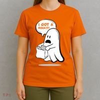 I Got A Rock!?! Halloween Ghost Trick or Treat T-Shirt thumb 4
