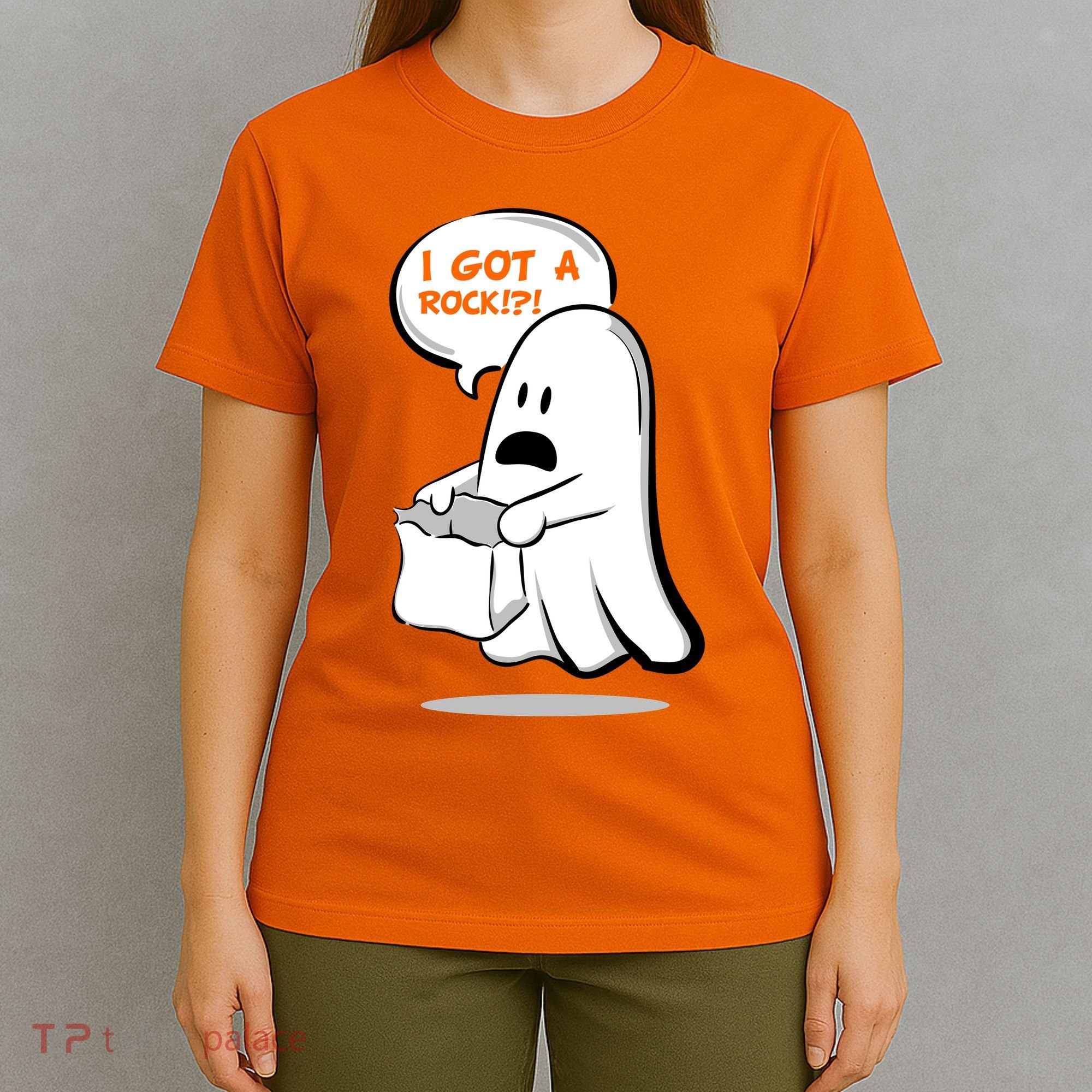 I Got A Rock!?! Halloween Ghost Trick or Treat T-Shirt