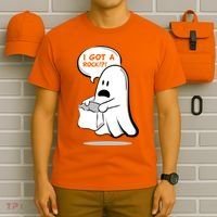 I Got A Rock!?! Halloween Ghost Trick or Treat T-Shirt thumb 6