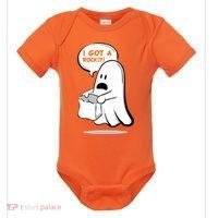 I Got A Rock!?! Halloween Ghost Trick or Treat Baby Bodysuit thumb 0