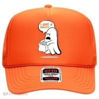 I Got A Rock!?! Halloween Ghost Trick or Treat Hat thumb 0