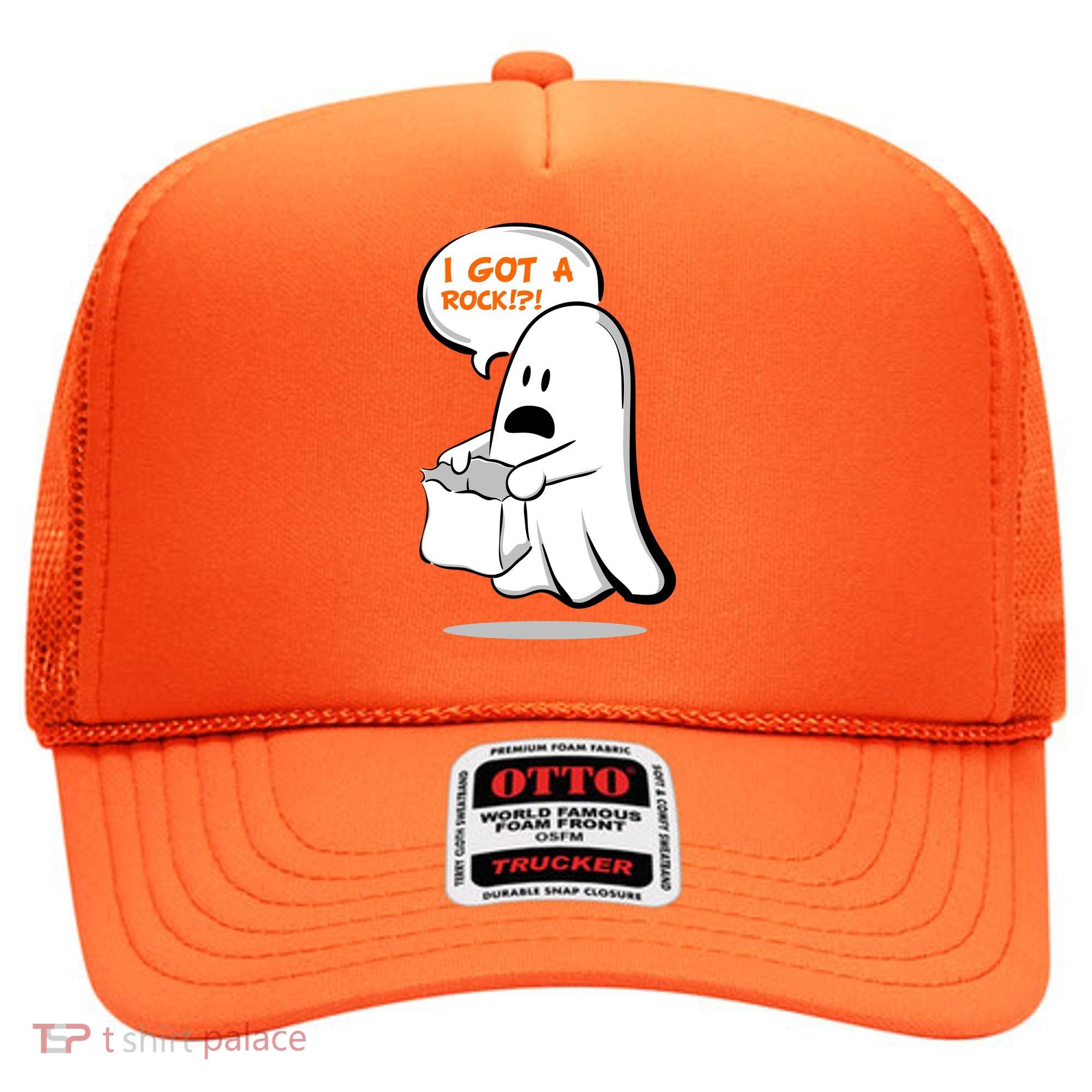 I Got A Rock!?! Halloween Ghost Trick or Treat Hat