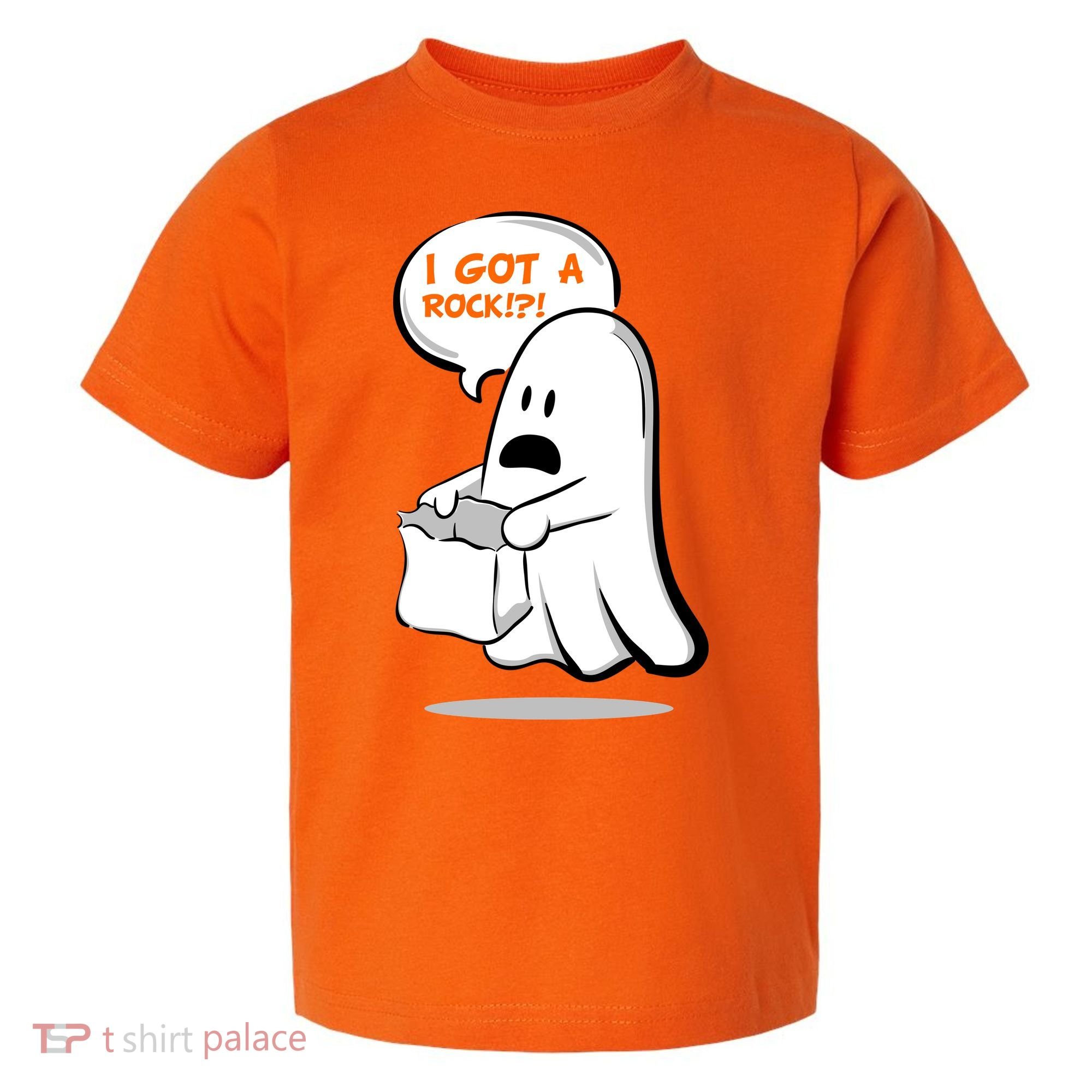 I Got A Rock!?! Halloween Ghost Trick or Treat Toddler T-Shirt