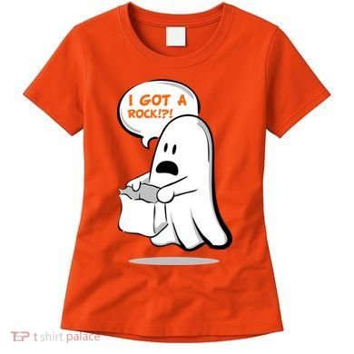 I Got A Rock!?! Halloween Ghost Trick or Treat Women's T-Shirt