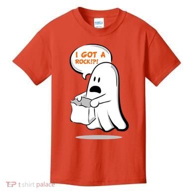 I Got A Rock!?! Halloween Ghost Trick or Treat Kids T-Shirt