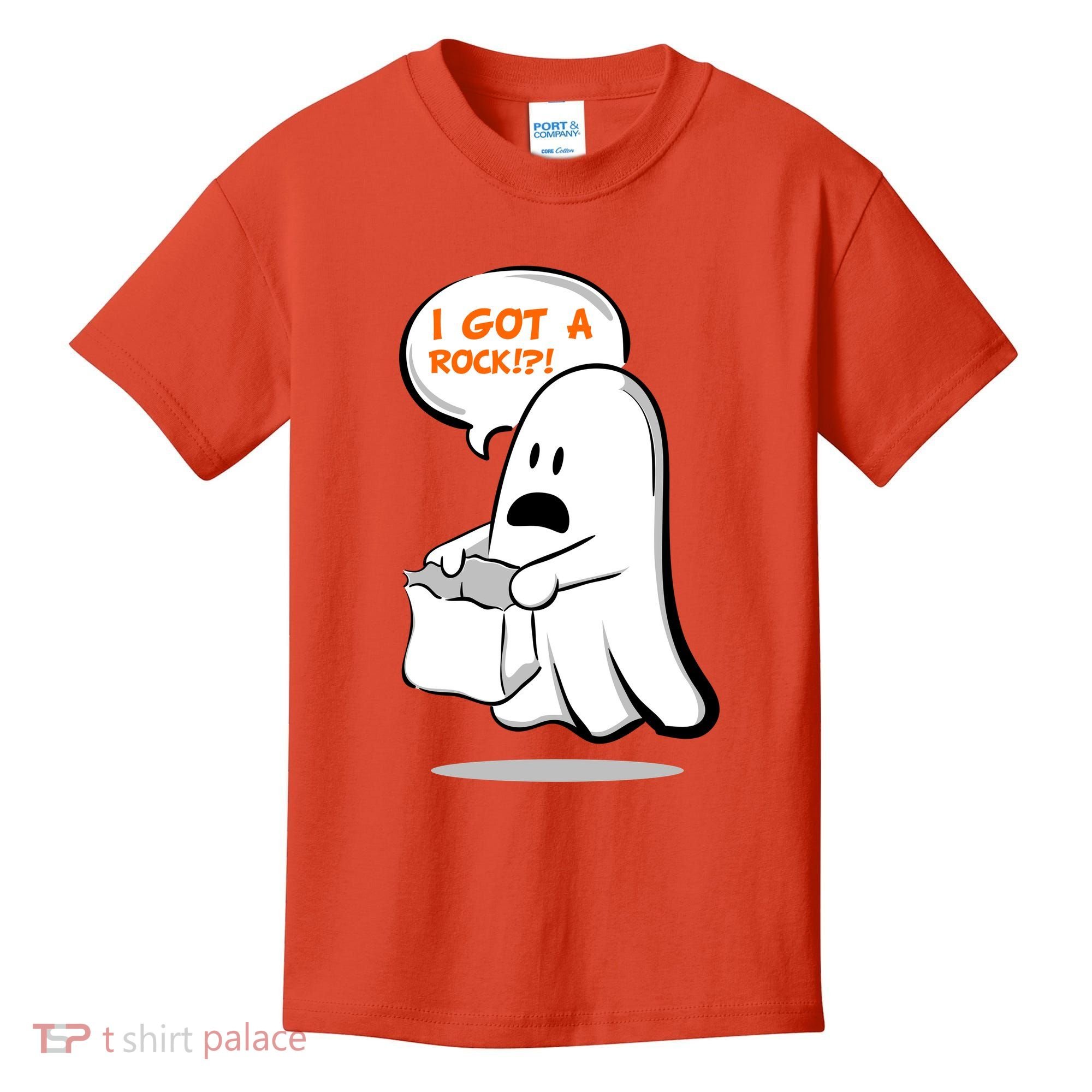 I Got A Rock!?! Halloween Ghost Trick or Treat Kids T-Shirt