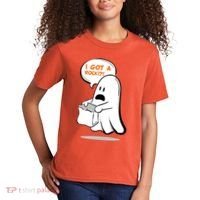 I Got A Rock!?! Halloween Ghost Trick or Treat Kids T-Shirt thumb 2