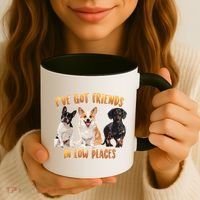 I Got Friends In Low Places Dogs Coffee Mug thumb 3