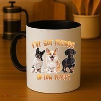 I Got Friends In Low Places Dogs Coffee Mug thumb 4