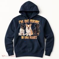 I Got Friends In Low Places Dogs Hoodie thumb 0
