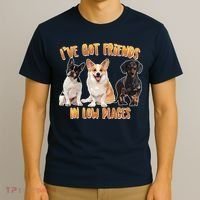 I Got Friends In Low Places Dogs T-Shirt thumb 3