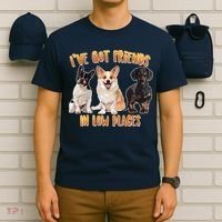 I Got Friends In Low Places Dogs T-Shirt thumb 6