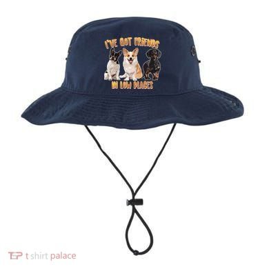 I Got Friends In Low Places Dogs Bucket Hat