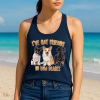 I Got Friends In Low Places Dogs Women's Tank Top thumb 2