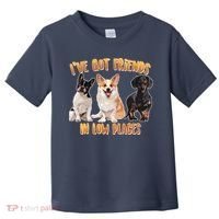I Got Friends In Low Places Dogs Toddler T-Shirt thumb 0