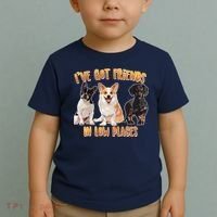 I Got Friends In Low Places Dogs Toddler T-Shirt thumb 2