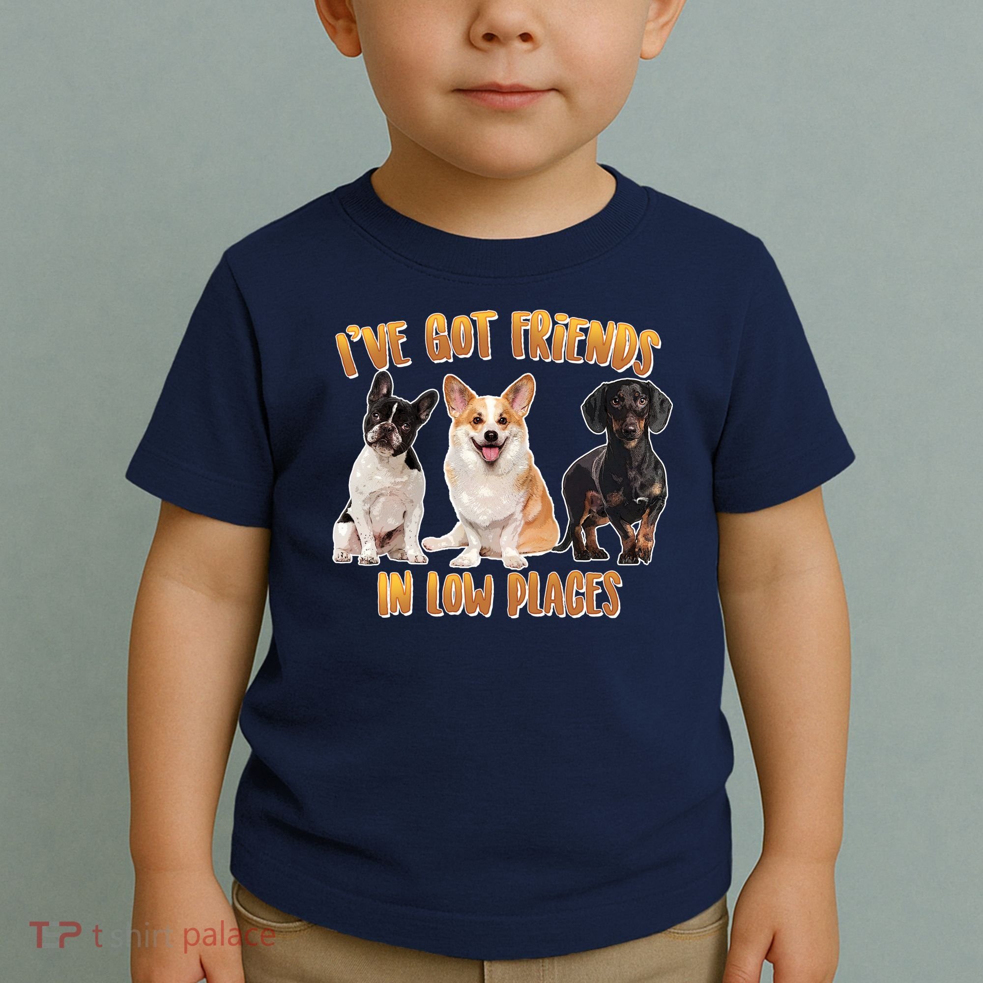 I Got Friends In Low Places Dogs Toddler T-Shirt