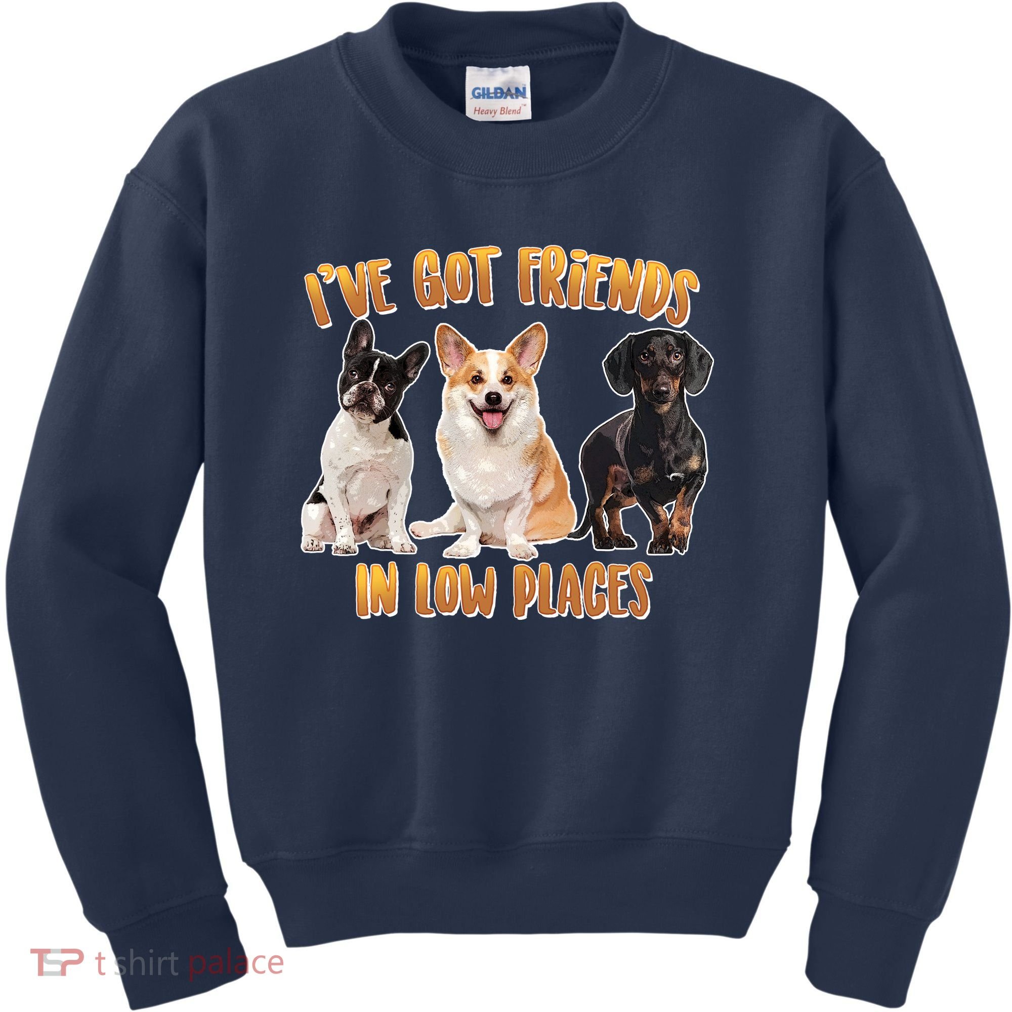 I Got Friends In Low Places Dogs Kids Sweatshirt