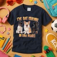 I Got Friends In Low Places Dogs Kids T-Shirt thumb 3