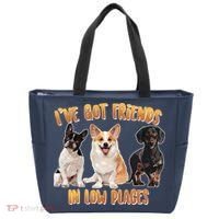 I Got Friends In Low Places Dogs Tote Bag thumb 0