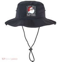 I Got Ho's In Different Aera Codes Santa Claus Ugly Christmas Bucket Hat thumb 0