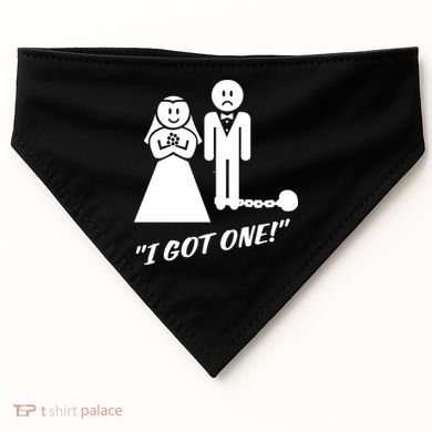 I Got One Just Married USA-Made Doggie Bandana