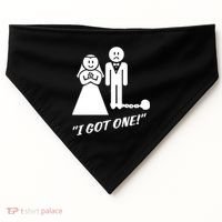 I Got One Just Married USA-Made Doggie Bandana thumb 0