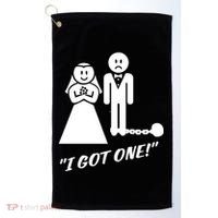 I Got One Just Married Golf Towel thumb 0
