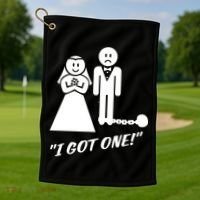 I Got One Just Married Golf Towel thumb 1
