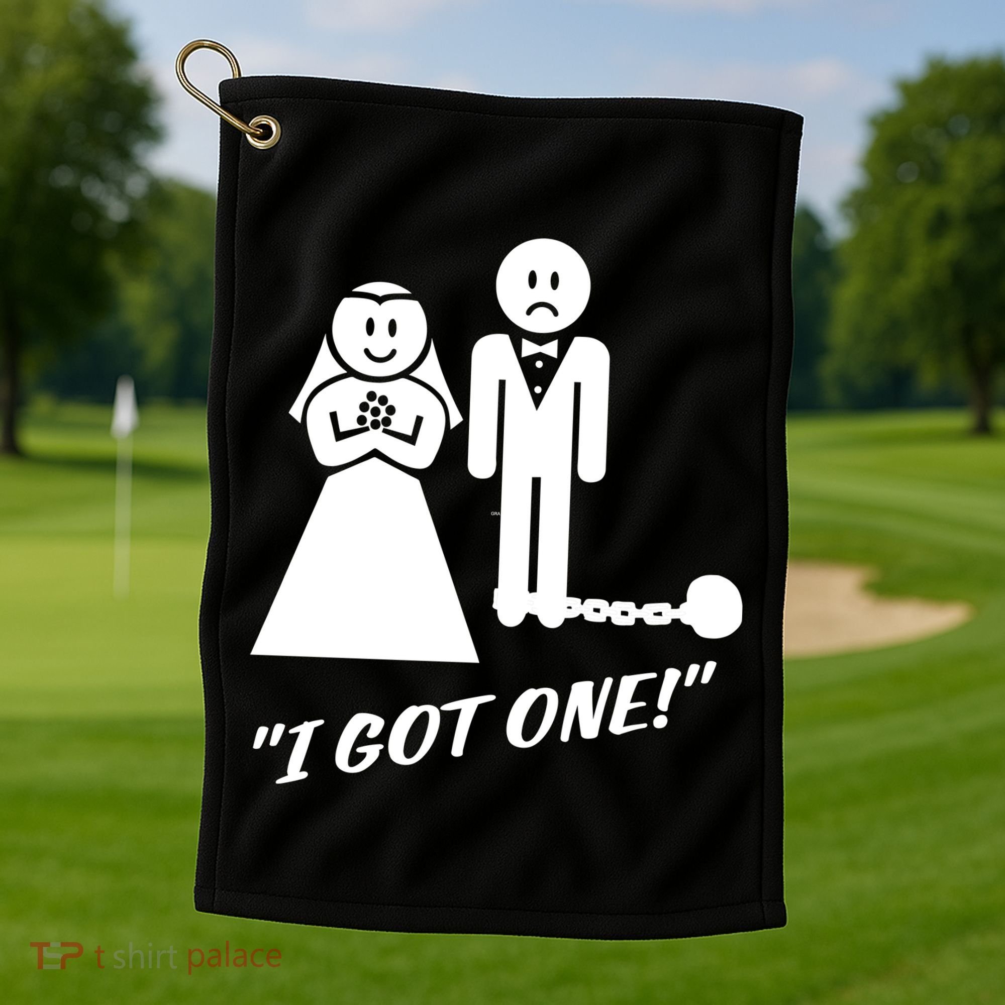 I Got One Just Married Golf Towel