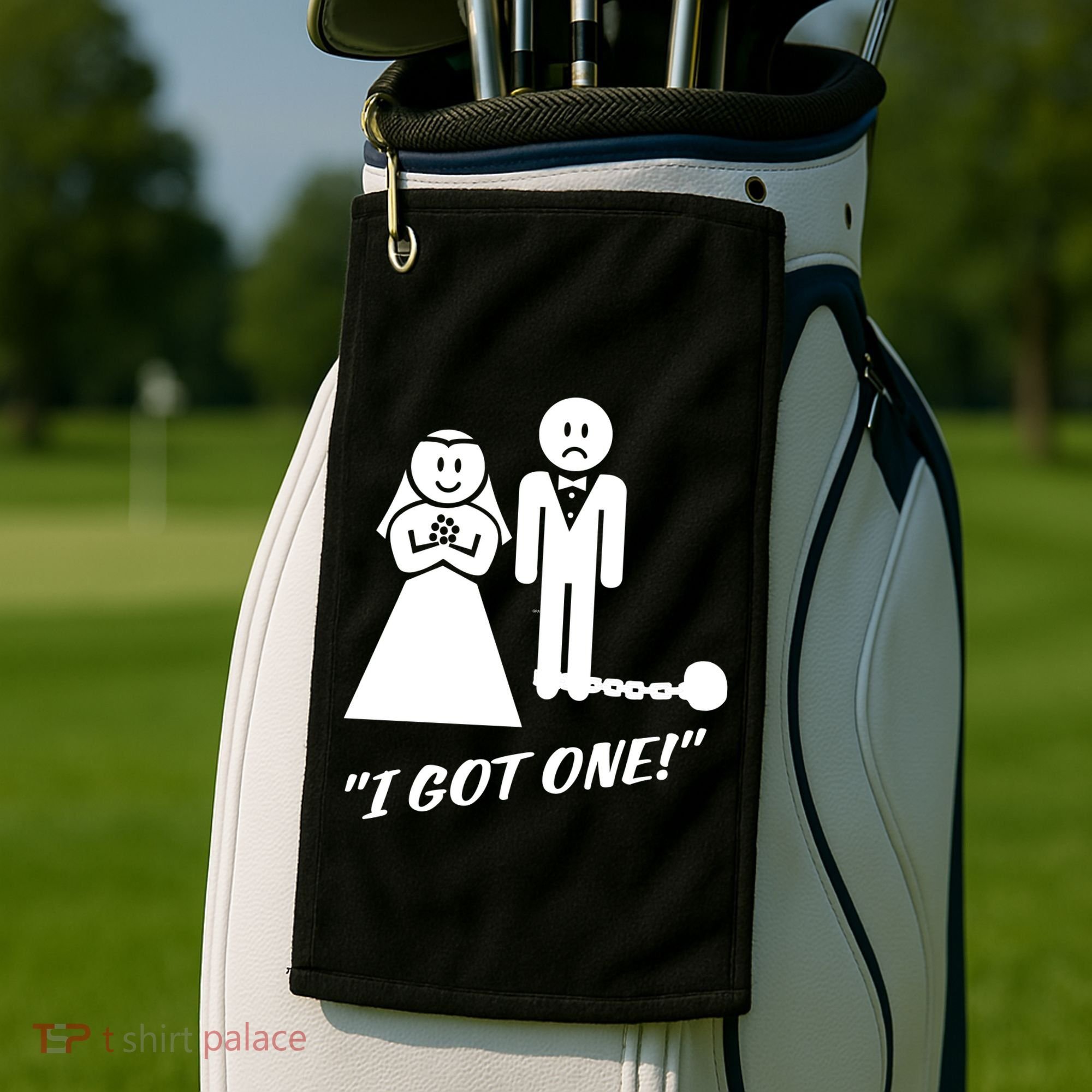 I Got One Just Married Golf Towel