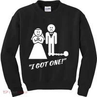 I Got One Just Married Kids Sweatshirt thumb 0