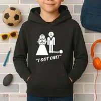 I Got One Just Married Kids Hoodie thumb 2
