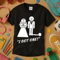 I Got One Just Married Kids T-Shirt thumb 3