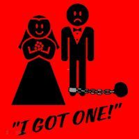 I Got One Just Married Santa Hat thumb 1