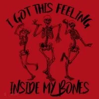 I Got This Feeling Inside My Bones Christmas Stocking thumb 1