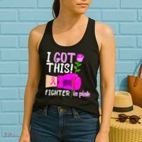 I Got This Fighter In Pink Breast Cancer Women's Tank Top thumb 2