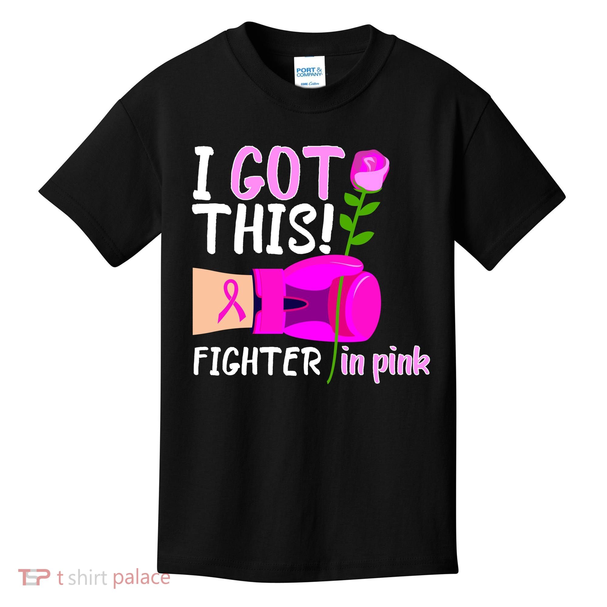 I Got This Fighter In Pink Breast Cancer Kids T-Shirt