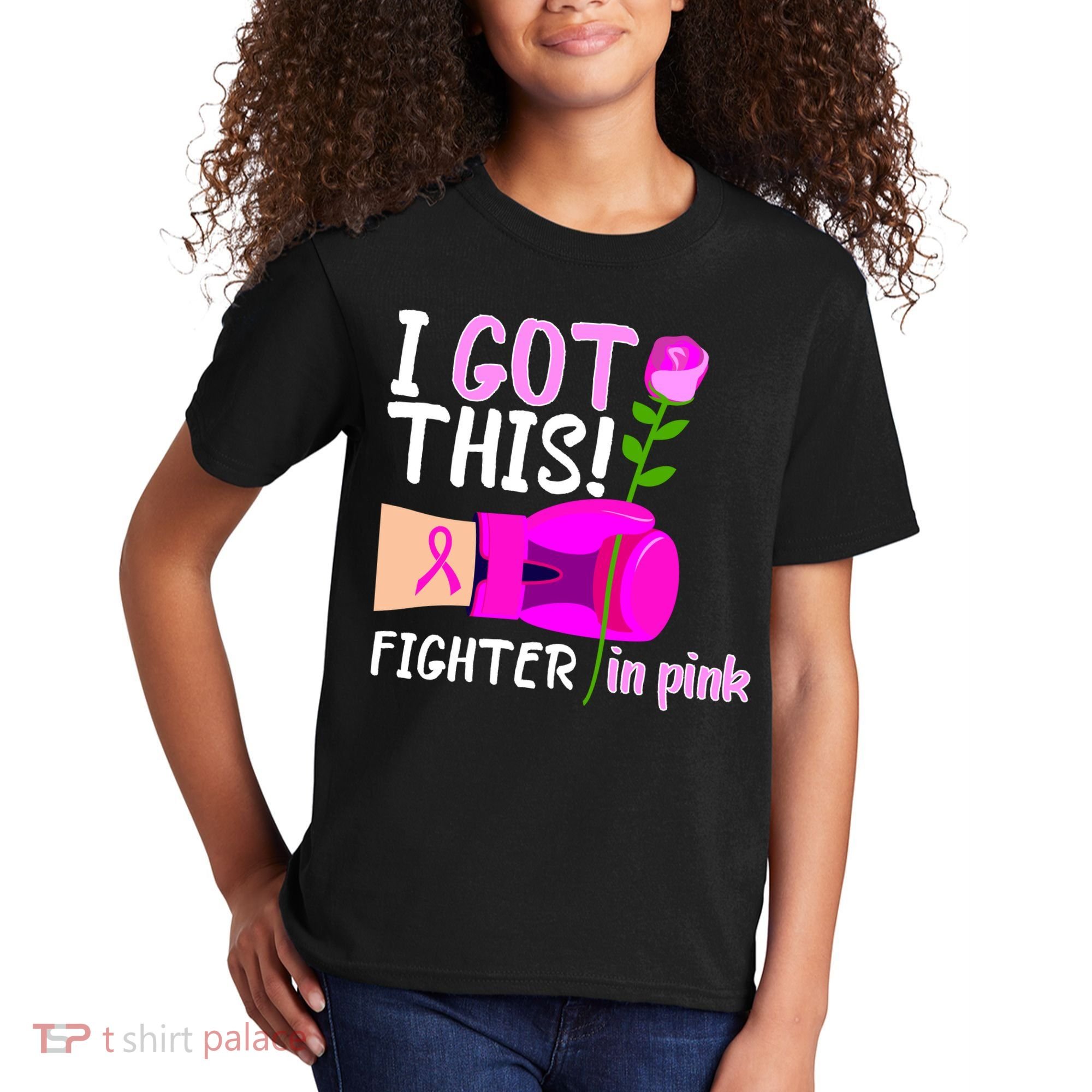I Got This Fighter In Pink Breast Cancer Kids T-Shirt